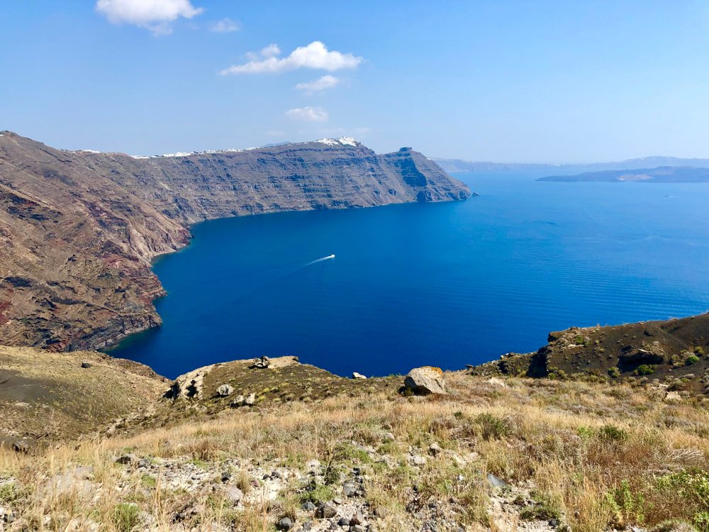 vandrestien Fira-Oia langs calderaen