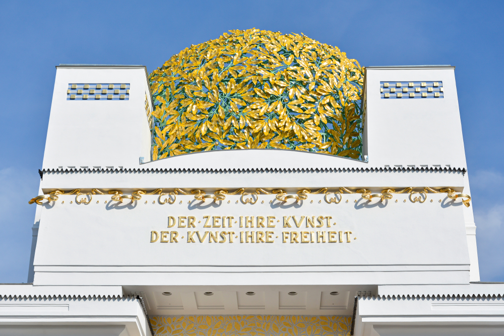 Den gyldne kuppel på Secession-bygningen i Wien