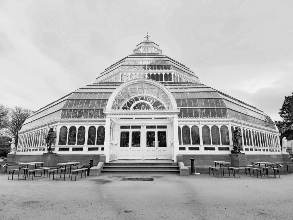 Væksthuset Palm House i Sefton Park i Liverpool