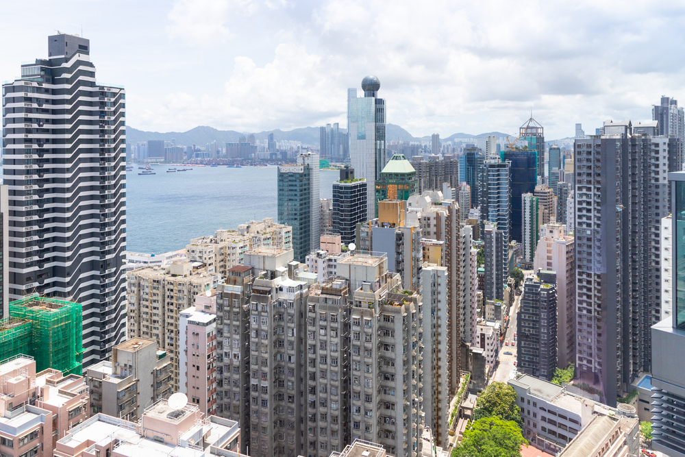 Erhvervs- og boligejendomme i Sheung Wan på Hong Kong Island