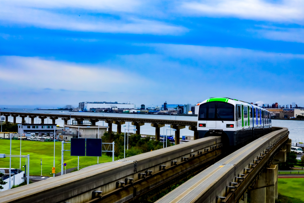 Tokyo Monorail ved Haneda Lufthavn