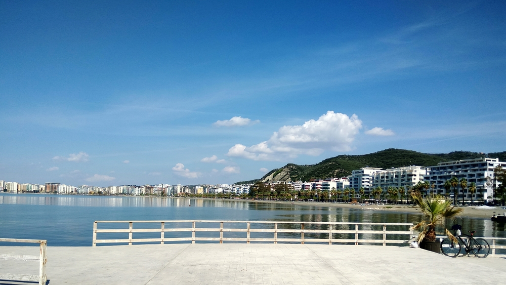 Strandpromenaden Lungomare i Vlorë