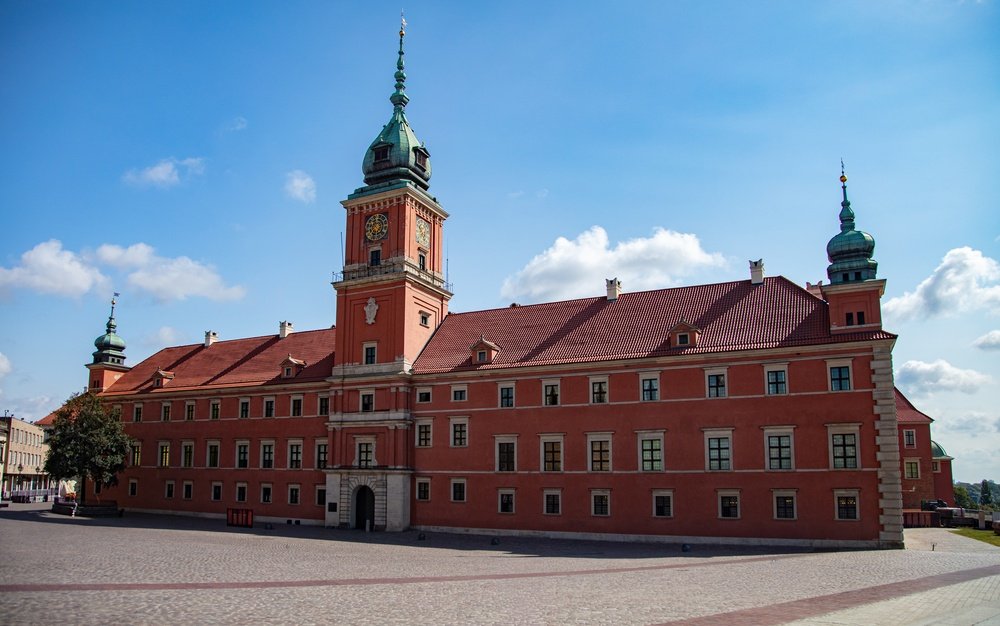 Kongeslottet ved Slotspladsen i Warszawa