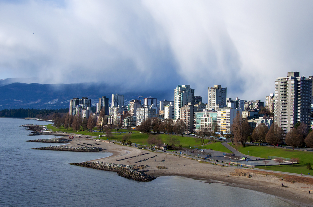 English Bay og West End i Vancouver
